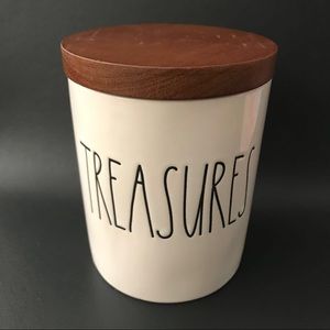 Rae Dunn Treasure Wooden Cellar